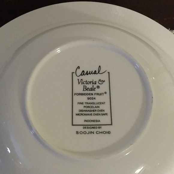 Porcelain Victoria Beal Forbidden Fruit Bowl 9024 - Picture 7 of 7